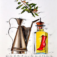 Gouache, Techniken, Unikate